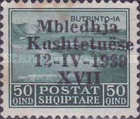 [National Congress - Stamps of 1930 Overprinted "Mbledhja - Kushtetuëse - 12-IV-1939 - XVII", type BZ2]