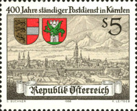 [The 400th Anniversary of Continuous Postal Service in Carinthia, type BDP]