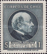 [The 150th Anniversary of the Birth of Domeyko, Educationist and Mineralogist, 1802-1889, type IG]