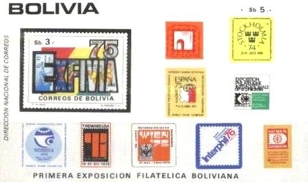 ["Exfivia 75" Stamp Exhibition, type ]