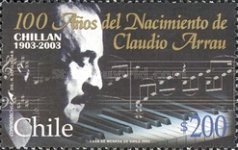 [The 100th Anniversary of the Birth of Claudio Arrau, Musician, 1903-1991, type BQX]