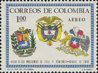 [Airmail - Visits of Chilean and Venezuelan Presidents, type AEQ1]