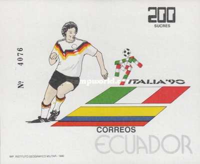 [Football World Cup - Italy, type XBH]