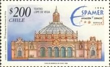 ["Espamer" and "Aviation and Space" Spanish and Latin American Stamp Exhibitions - Seville, Spain, type BBX]