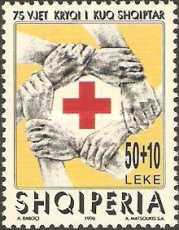 [The 75th Anniversary of Albanian Red Cross, type BTZ]