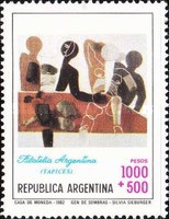 ["Argentine Philately" - Tapestries, type AWX]