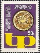 [The 150th Anniversary of the Provincial Bank of Buenos Aires, type AFF]