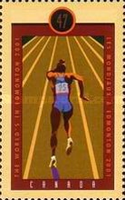 [The 8th International Amateur Athletic Federation World Championships, Edmonton, type BUG]