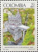 [Airmail - Monastery of Nostra Senhora de las Lajas, Ipiales, type BGC]