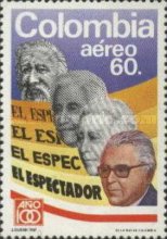 [Airmail - The 100th Anniversary of "El Espectador" Newspaper, type BBV]