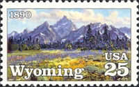 [The 100th Anniversay of Wyoming Statehood, type BSW]