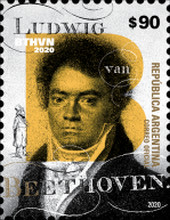 [The 250th Anniversary of the Birth of Ludwig van Beethoven, 1770-1827, type EDB]