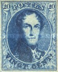 [King Leopold I - Oval 17-17½mm High and 14-14½mm Wide, type B12]