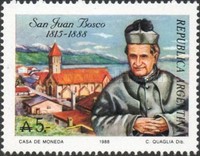 [The 100th Anniversary of the Death of Saint John Bosco, Founder of Salesian Brothers, 1988, type BLO]