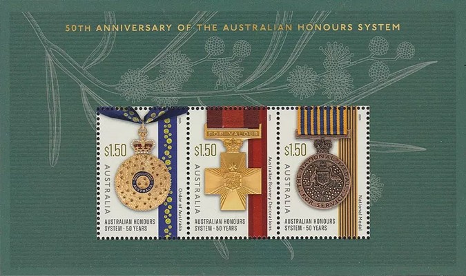 [The 50th Anniversary of the Australian Honours System, type ]