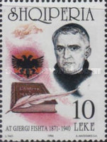 [The 125th Anniversary of the Birth of Gjergi Fishta, type BUM]