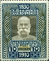 [The 80th Anniversary of the Birth of Emperor Franz Josef, type AJ1]