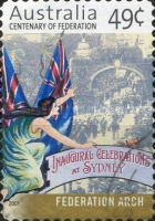 [The 100th Anniversary of the Commonwealth of Australia - Self Adhesive, type BMM2]
