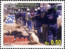 [The 75th Anniversary of the YPFB Corporation, type BPG]
