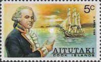 [The 185th Anniversary of Captain William Bligh's Discovery of Aitutaki - For Airmail See Number 117-122, type CT]