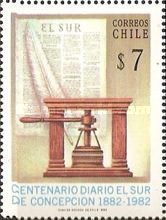 [The 100th Anniversary of Concepcion's Newspaper "El Sur", type ABZ]