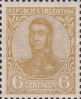 [General San Martin - Watermark 3,4 or Unwatermarked, type BK6]