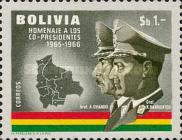 [Airmail - Co-Presidents Commemoration, Generals Barrientos and Ovando, type MG1]