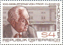 [The 100th Anniversary of the Birth of Prof. Clemens Holzmeister, type BAF]
