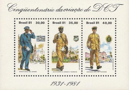 [The 50th Anniversary of the Integrated Post Office and Telegraph Department, type ]