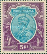 [King George V, 1865-1936 - New Watermark & Different Colors, type XBG9]