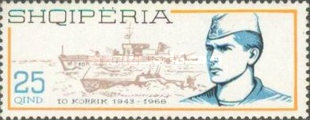 [The 25th Anniversary of the People's Army of Albania, type XEI]