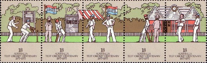 [The 100th Anniversary of the Australian Test Cricket, type RH]