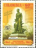 [Airmail - The 100th Anniversary of Colombian Telegraphs, type ADX]