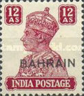 [Postage Stamps of India Overprinted "BAHRAIN", type D12]