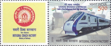 [Vande Bhrat Integral Coach Factory - Personalized Vignette, type EUQ]