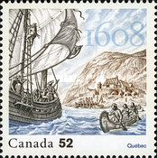 [Joint Issue with France - Founding of Québec City, type CPV]