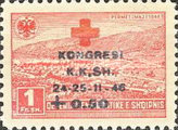 [Congress of Red Cross - Postage Stamps of 1945 Overprinted & Surtaxed, type DP]