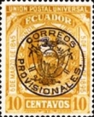 [Provisional Stamps of 1896 Overprinted with Coat of Arms and "CORREOS PROVISIONALES", type AJ3]