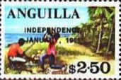 [Number 17-31 Overprinted "INDEPENDENCE JANUARY, 1969", type O1]