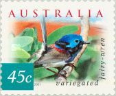 [Desert Birds - Self Adhesive, Different Perforation, type BOF2]