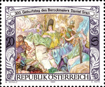 [The 300th Anniversary of the Birth of Daniel Gran, type BLF]