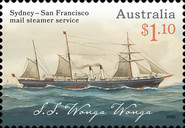 [The 150th Anniversary of Sydney-San Francisco Mail Steamer Service, type ETK]