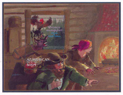 ["The Town Band of Bremen" by the Brothers Grimm, type ]