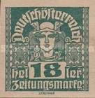 [Newspaper Stamps - Thin White Paper, type XBN9]