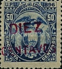 [Coat of Arms Issue of 1896 Surcharged, type AF1]