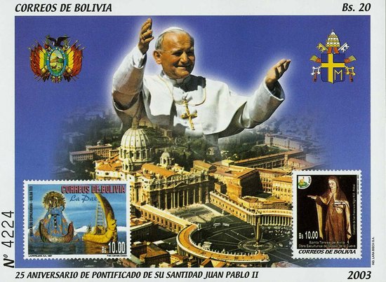 [The 25th Anniversary of the Pontificate of Pope John Paul II, type ]