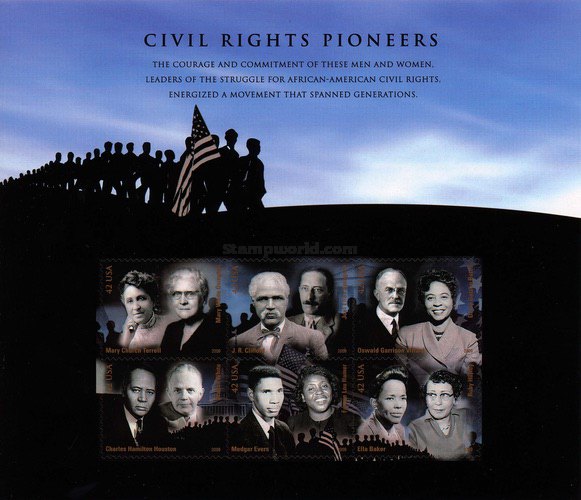 [Civil Rights Pioneers - Self-Adhesive Stamps, type ]