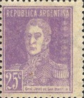 [Definitive Issues - General San Martin, without Period after Value, type CW10]