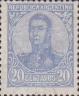 [General San Martin - Watermark 3,4 or Unwatermarked, type BK11]