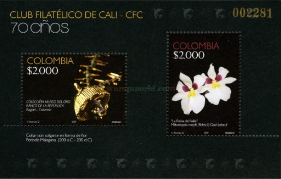 [The 70th Anniversary of Cali Philatelic Association, type ]